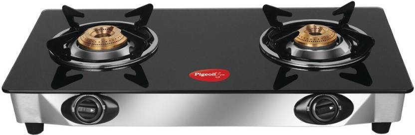 Pigeon Ultra Glass - Best 2 burner gas stove in India