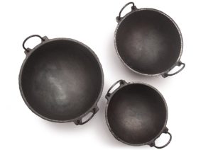 Zishta Cast Iron Kadai Set