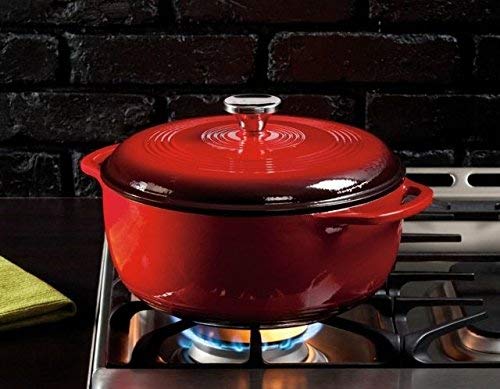 Lodge Coloured Dutch Oven with Enamel Coating